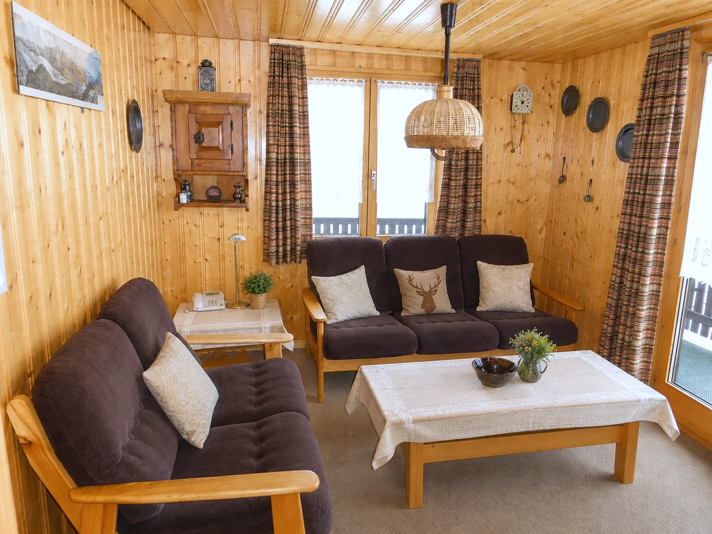 Séjour de l’appartement au 1er étage