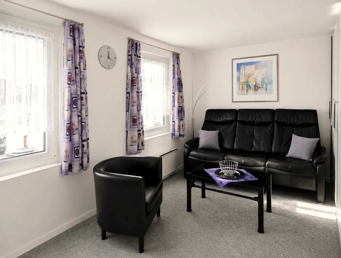 Séjour de l’appartement au rez-de-chaussée