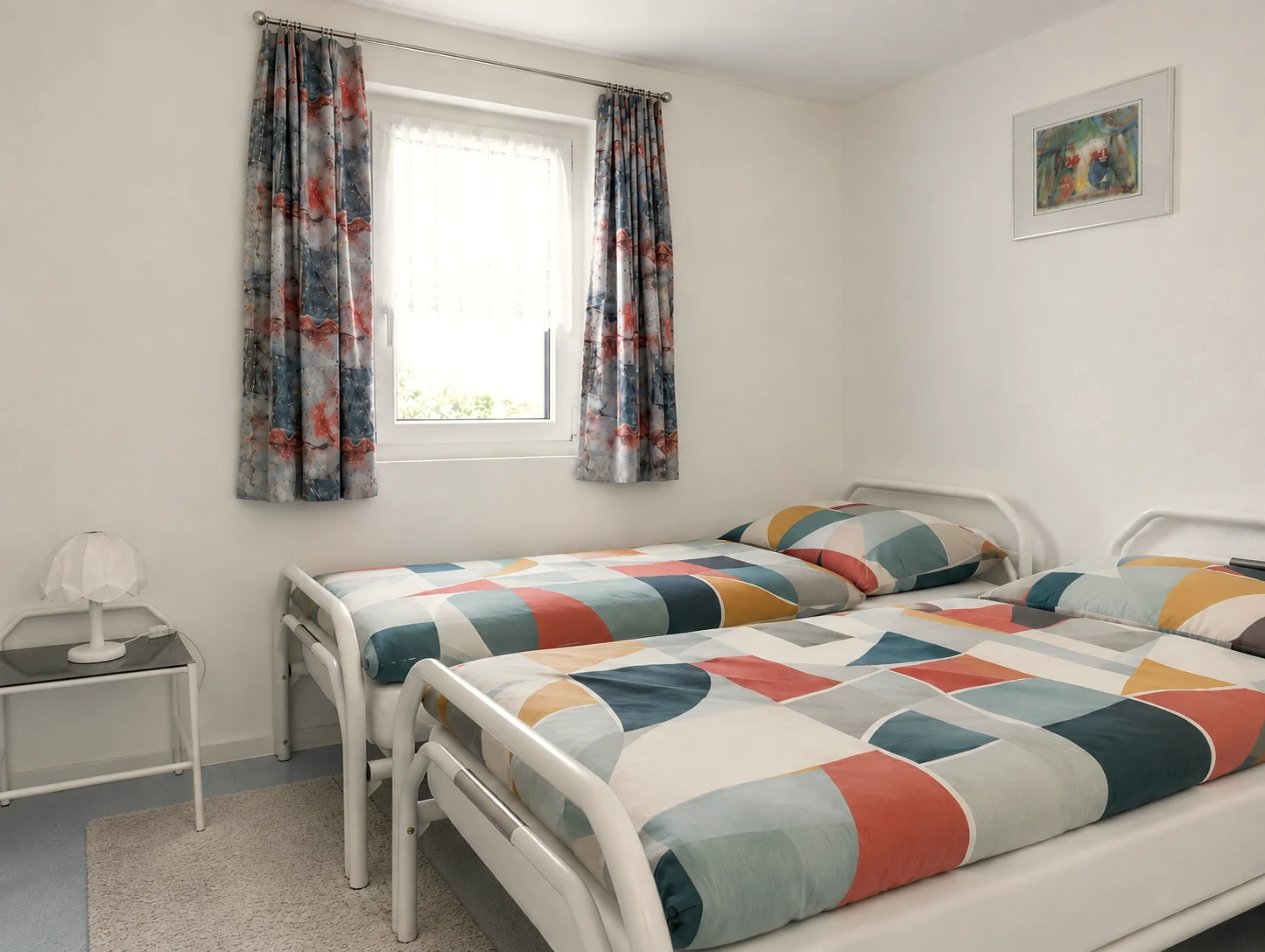 Chambre de l’appartement au rez-de-chaussée