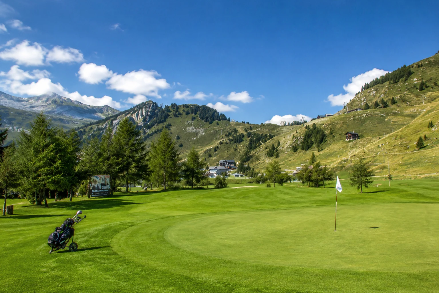Freizeit und Landschaft auf der Riederalp im Sommer