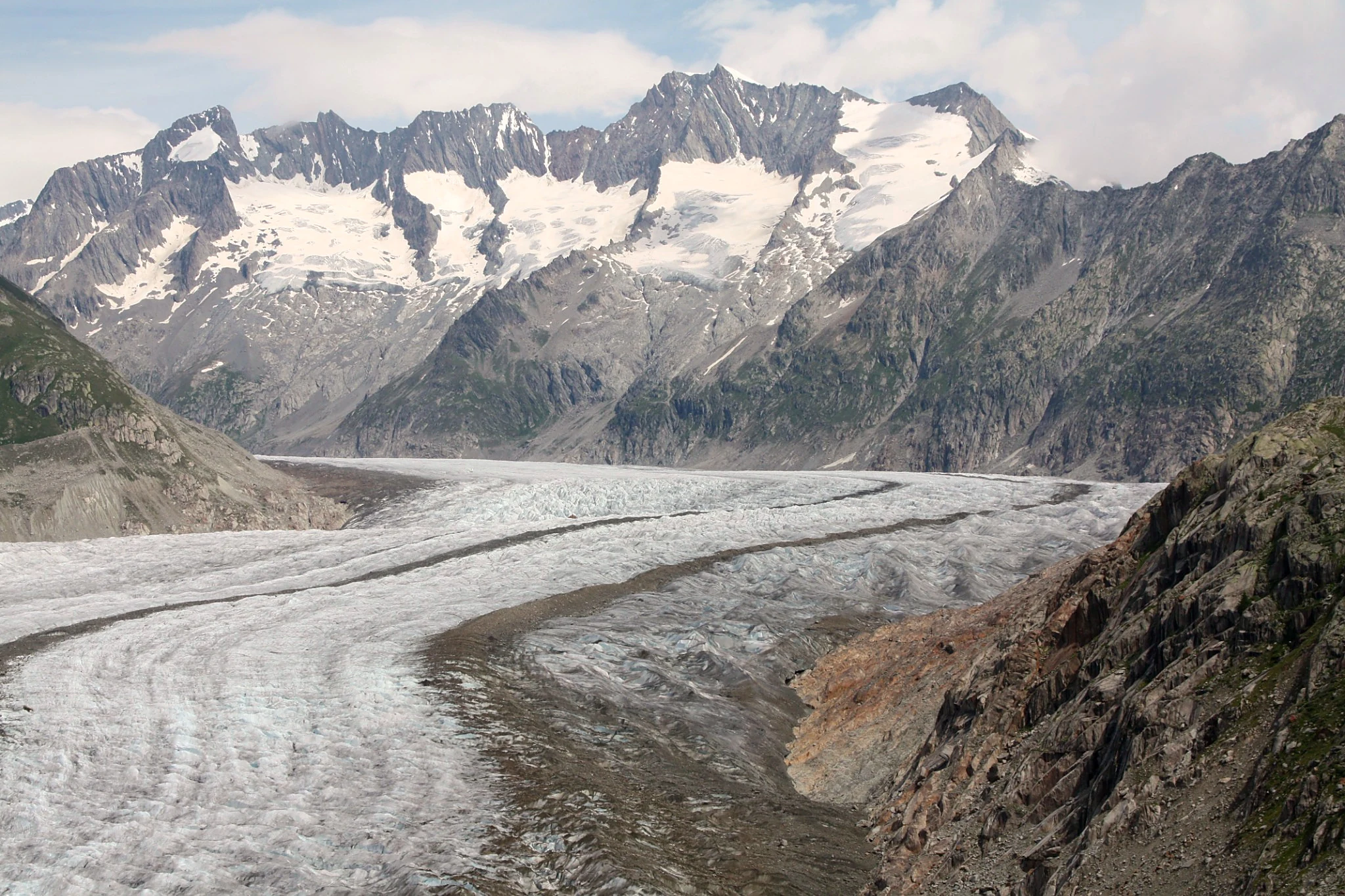 Activities and landscape in Riederalp in summer