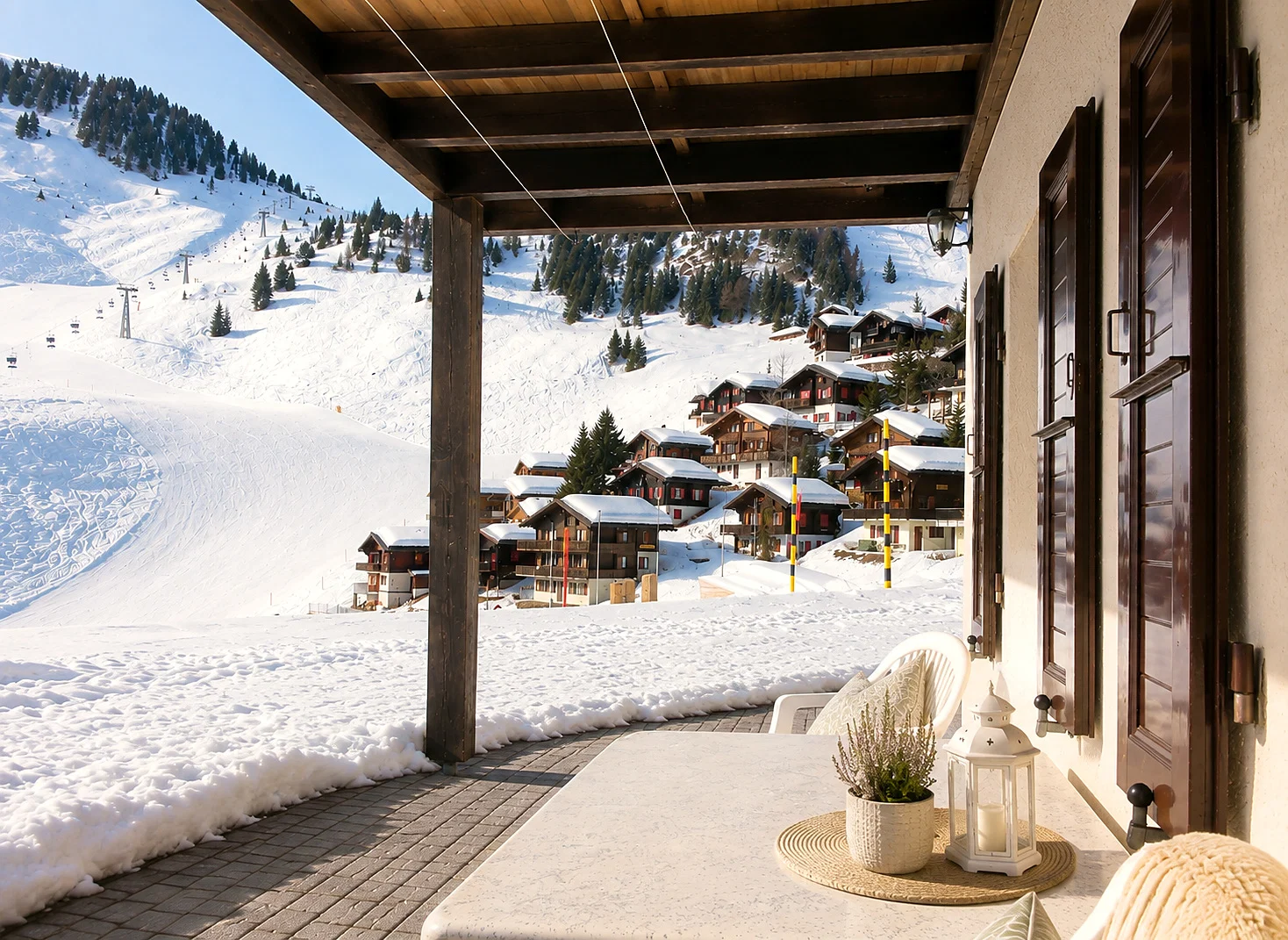 Impression de Riederalp en hiver
