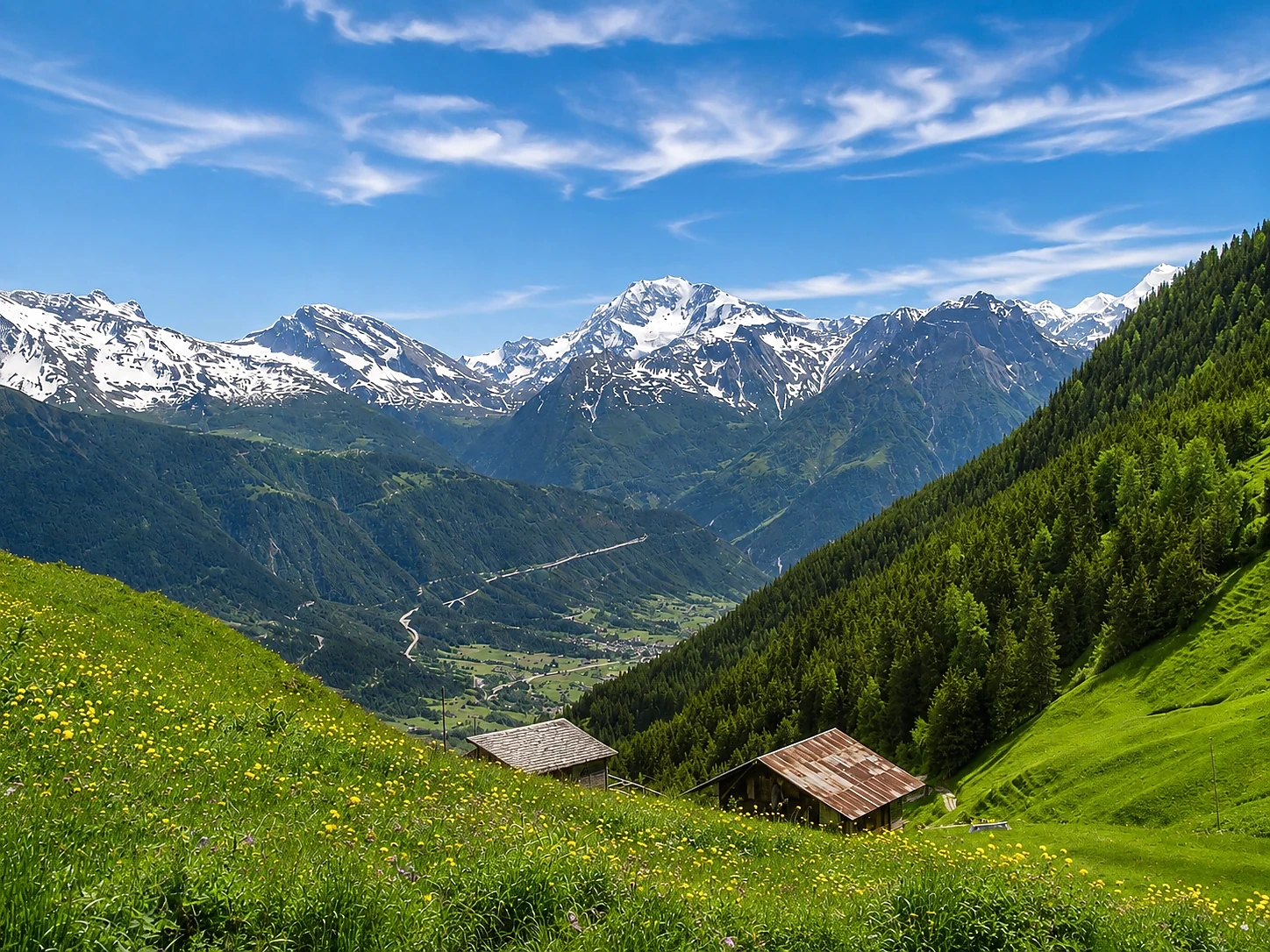 Casa Codasi und die Riederalp im Sommer